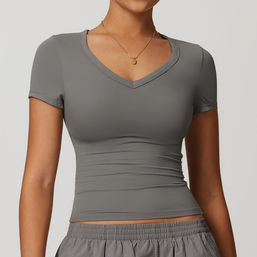 Performance Nylon V-Neck Tee