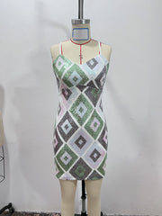 Sequined Mini Dress