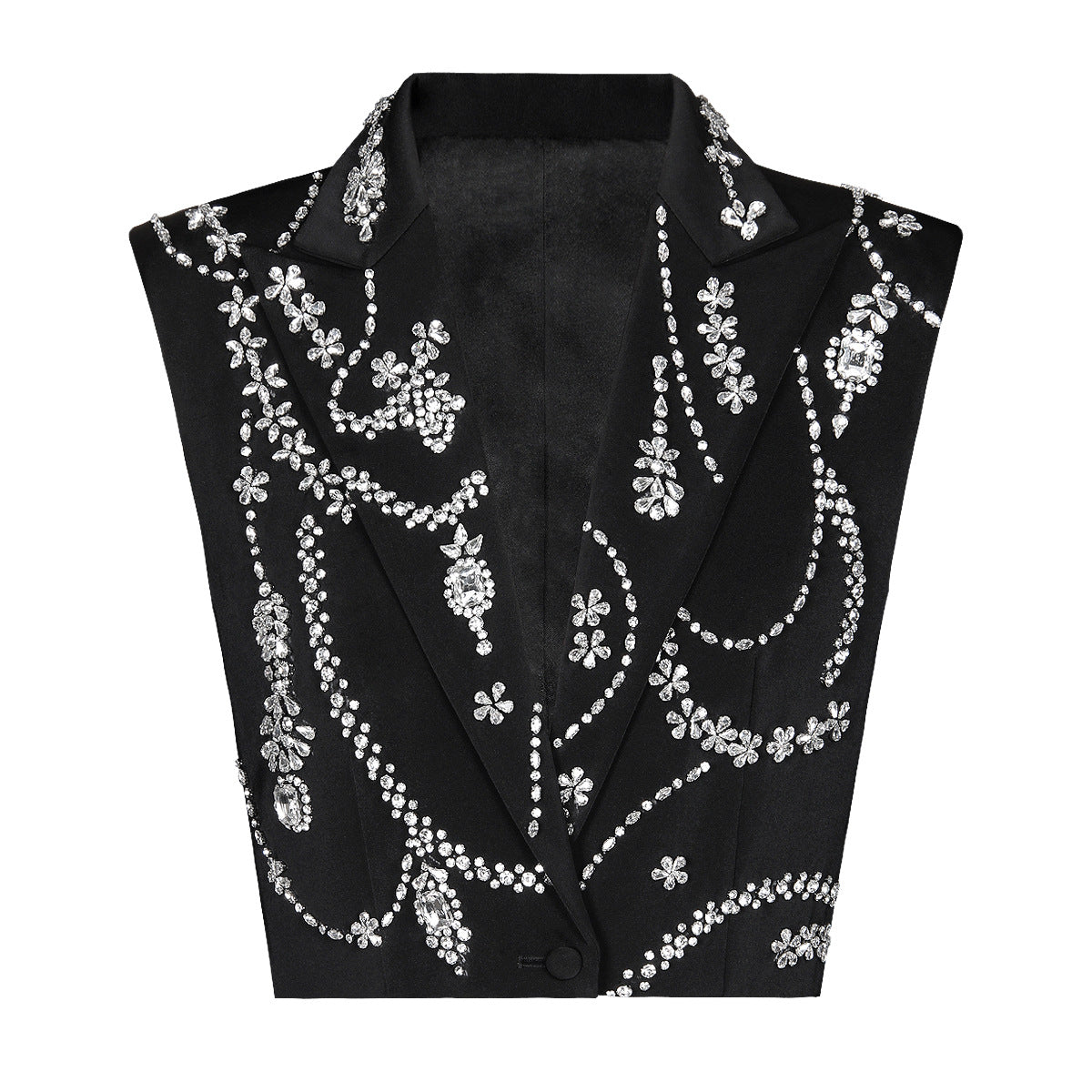 Estelle Embellished Crop Vest