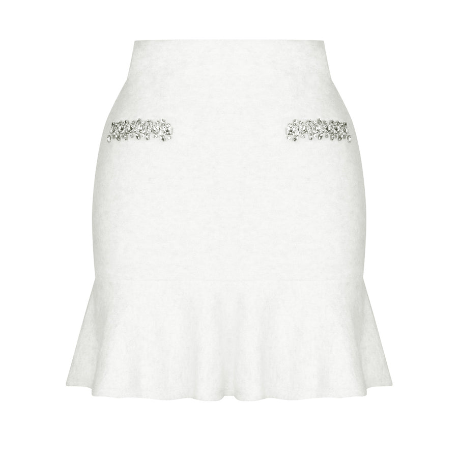 White skirt