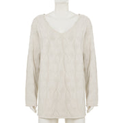 Cable Knit Loose Fit Sweater