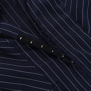 Navy Pinstripe Bodycon Dress