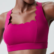 Nylon Square Neck Sports Bra