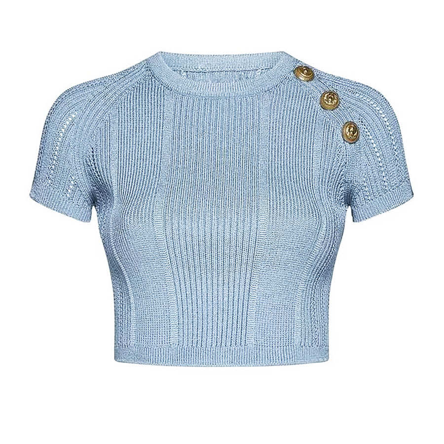 Gabrielle Ribbed Knit Crop