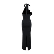 3D Rose Maxi Dress