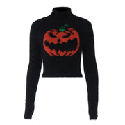 Mad Pumpkin Crop Sweater