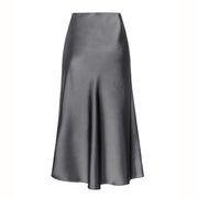 Luz Midi Satin Skirt