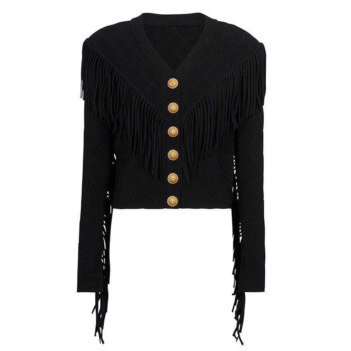 Leontine Fringe + Knit Top