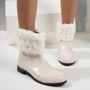 British Ankle Boots + Sherpa Cuff