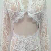 Lace Cutout Maxi Dress