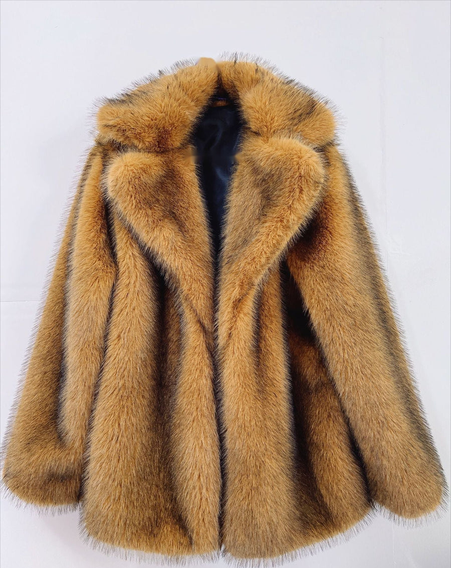 Big Faux Fur Coat