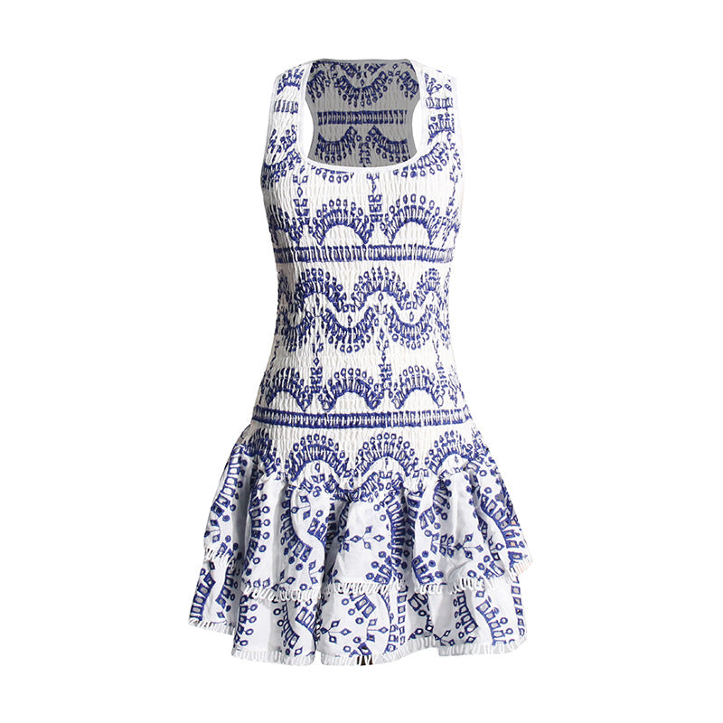 Halter Ruffle Dress