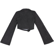 Black Pinstripe Shirt