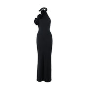 3D Rose Maxi Dress