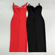 Embellished Bandage Maxi Dress