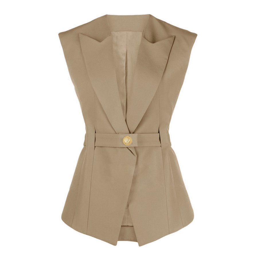 Gabrielle Belted Vest