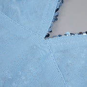 Blue Mirage Sequin Maxi Dress