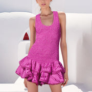 Halter Ruffle Dress