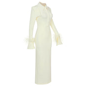 Longsleeve Knitted Maxi Dress