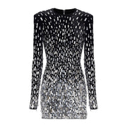 Renata Embellished Sequin Mini Dress