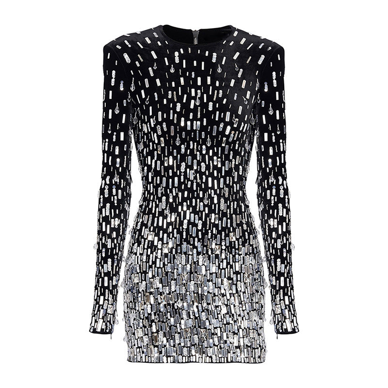 Renata Embellished Sequin Mini Dress