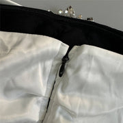 Off-Shoulder Embellished Maxi Dress