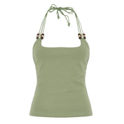 Beaded Halterneck Top