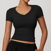 Performance Nylon V-Neck Tee