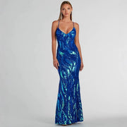 Dubrovnik Sequin Maxi Dress
