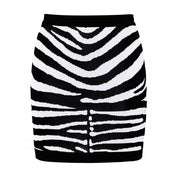 Zebra Knit Skirt