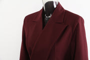 Angola Red Blazer Trench Coat