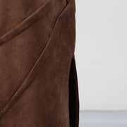 Belted Slit Maxi Skirt