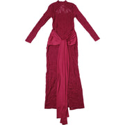 Lace Backless Maxi Dress