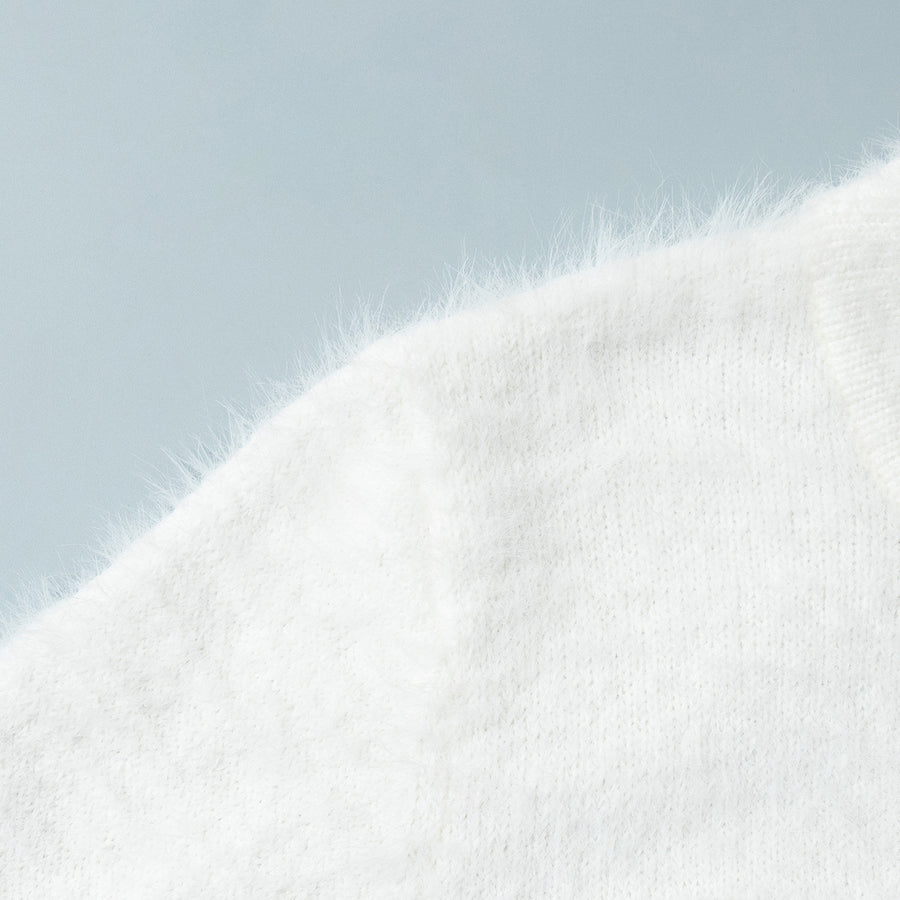 Plush Cardigan Maxi Skirt Set