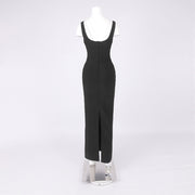 Onyx Sequin Maxi Dress