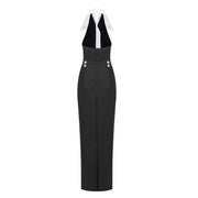 Pearl Buttondown Maxi Dress