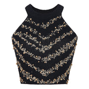 Monaco Beaded Halter Top