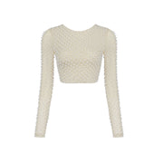 Antonia Embellished Crop Top