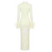 Longsleeve Knitted Maxi Dress