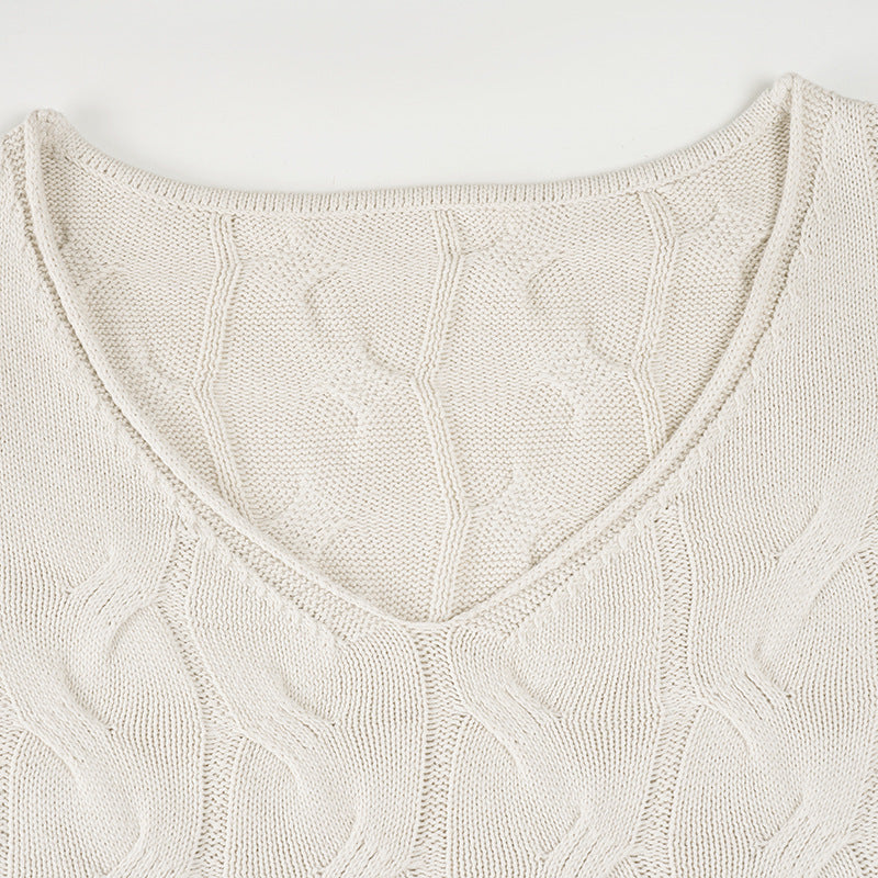 Cable Knit Loose Fit Sweater