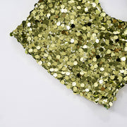 Sequin Halter Top
