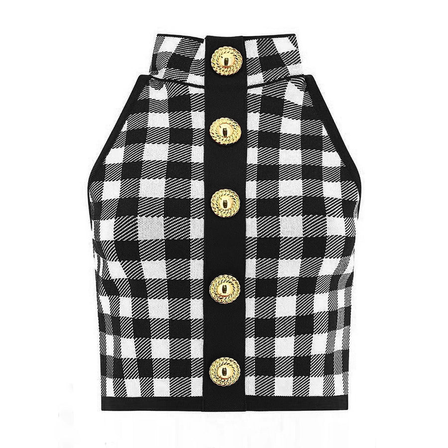 Arielle Plaid Mini Dress