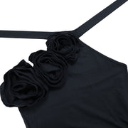 3D Rose Maxi Dress