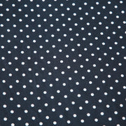 Navy Blue Sleeveless Polka Dot Mini Dress