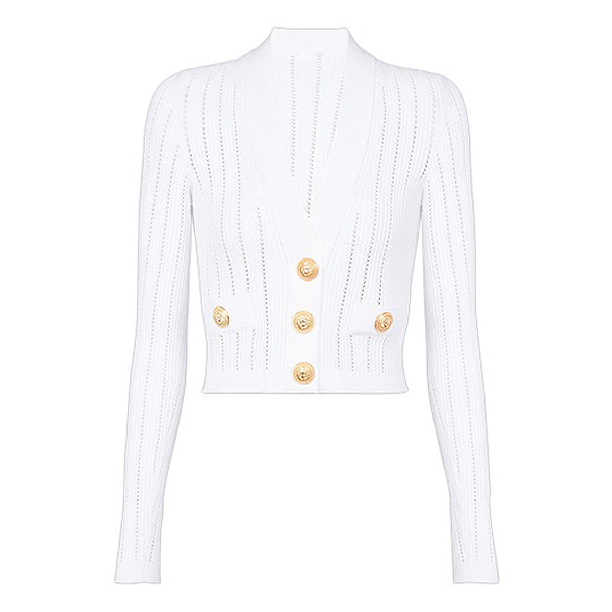 Maria Ribbed Knit Cardigan