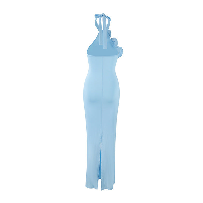 3D Rose Maxi Dress