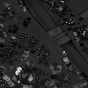 Onyx Sequin Maxi Dress