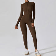 Nylon Longsleeve Jumpsuit