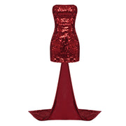 Amelie Sequined Mini Dress