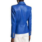 Valeria Vegan Leather Blazer